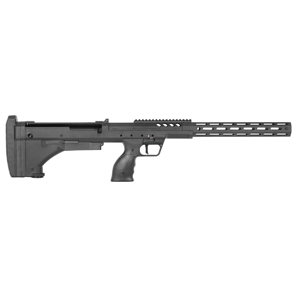 Desert Tech SRSA2 RH BLK/BLK Rifle Chassis w/Monopod SRS-CH-SR-BB
