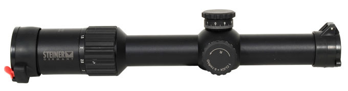 Steiner 1-4x24mm Tactical Rifle Scope DM1 reticle MPN 5146 - faint ring marks - UB1031