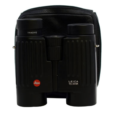 Leica Trinovid 10x32 BA Binocular, very good condition, comes with leather case (no box, neck strap or lens cover) -UB462
