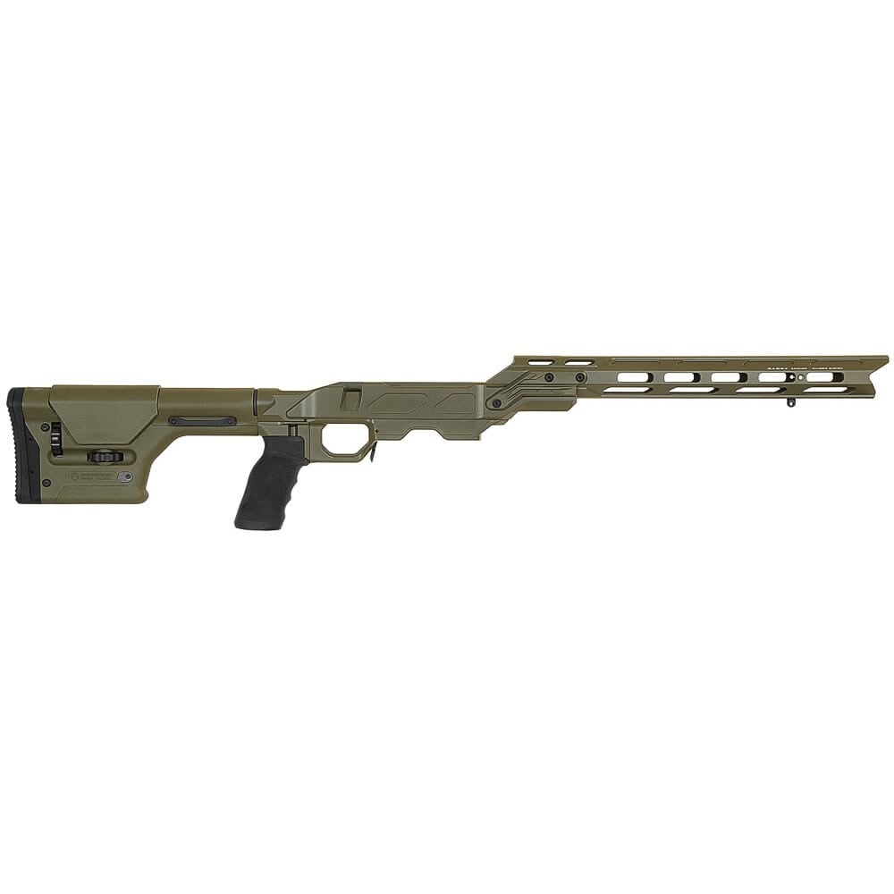 Cadex Defense Field OT OD Green Chassis for Remington 700 Short Action DSSF 3.055" Mag. STKFOT-REM-RH-SA-ODG