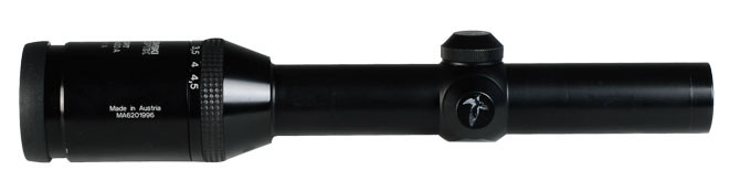 Swarovski  Habicht 1.5-4.5x20 Nova with plex reticle. In good condition with ring marks. No instructions.-UB740