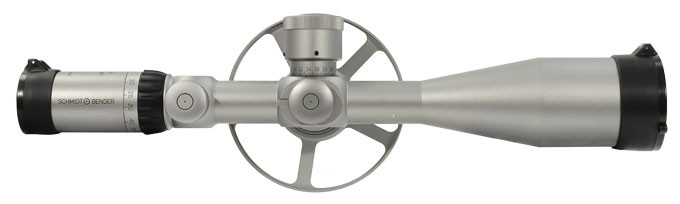 Schmidt  Bender 12.5-50x56 FT Sport FT1 BDC H Illuminated reticle Silver + side wheel. Moderate ring marks. UB962