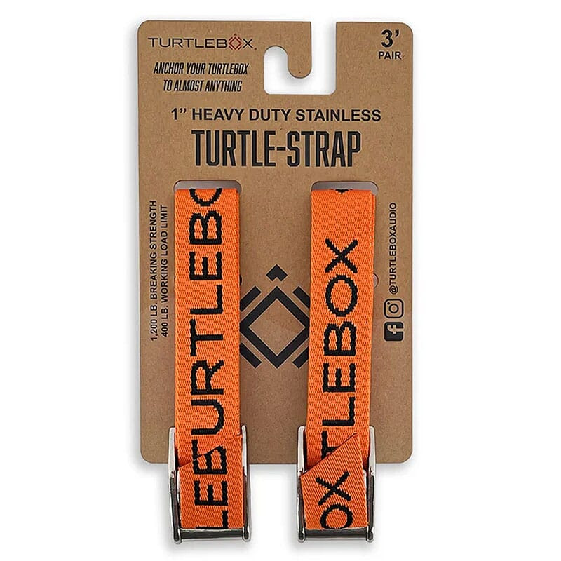 Turtlebox Tie Down Straps Blaze Orange ACCS-STRAP-BL ORG-1