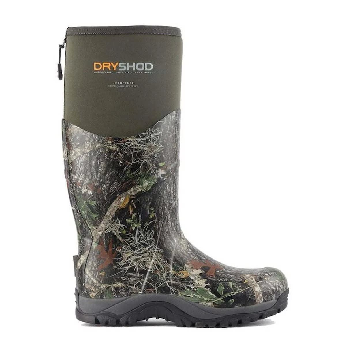 Dryshod TeeBeeDee Gusset Realtree Edge Men's Size 13 Boots TBDGMHRTEM13