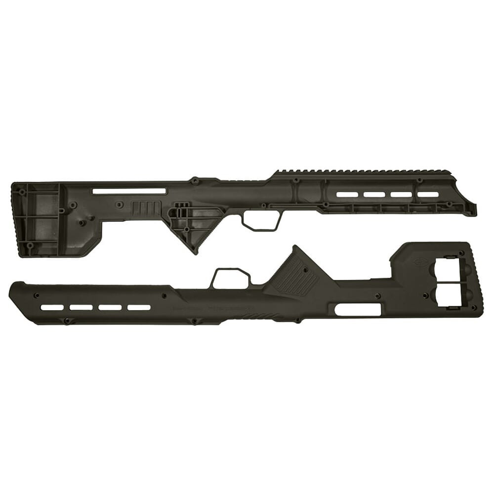 Desert Tech Trek-22 Ruger 10/22 OD Green M-LOK Stock Kit w/Integral Optics Rail & Mag Storage TRK-22-GRN