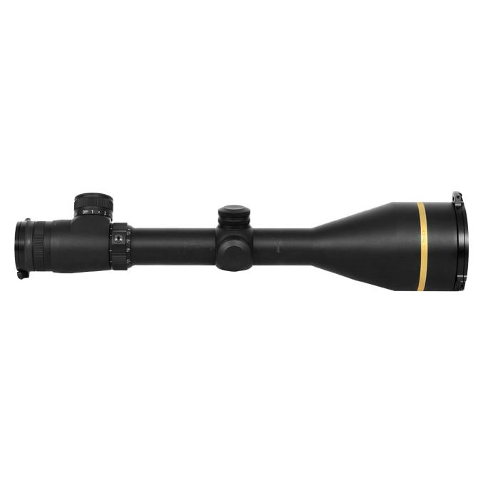 Leupold VX-3L 4.5-14x56mm (30mm) Side Focus Matte Illum. Boone & Crockett 67890 - Light ring marks with Leupold flip caps - UB1043