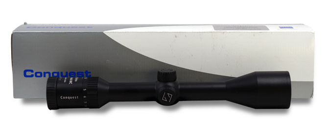 Zeiss USED Conquest 3.5-10x44mm #20 Z-Plex Hunting Turrets Riflescope 521420-9920-000 - w/Lens Cover & Light Ring Marks UB388