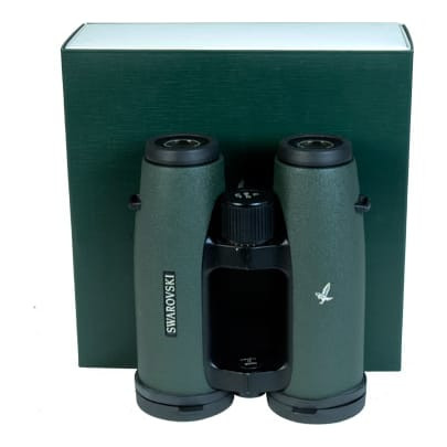 Swarovski EL SWAROVISION 10x42 WB Binoculars. In  good condition with very light usage marks. Comes with neck strap, objective lens cover  and instructions.-UB659