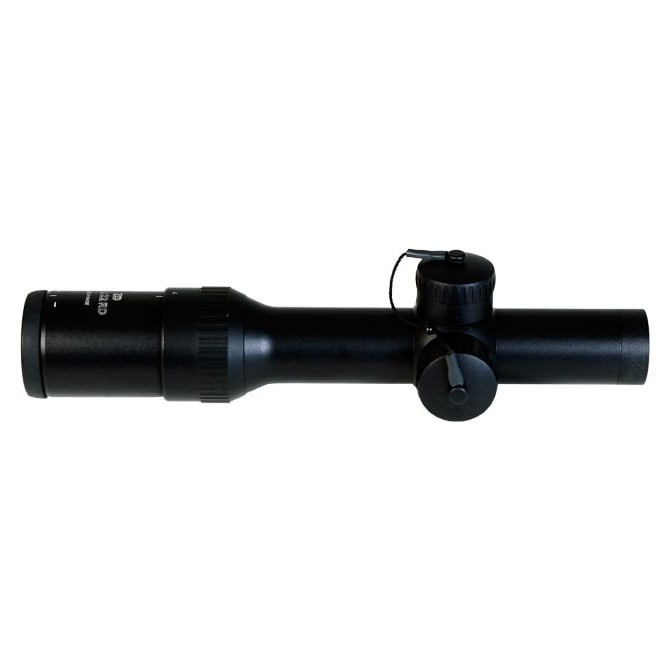 Meopta Meostar 1-4x22 ZD Tactical Kdot Matte Black Rifle Scope. In good condition with very light ring marks. Comes with flip up lens caps and instructions.-UB709
