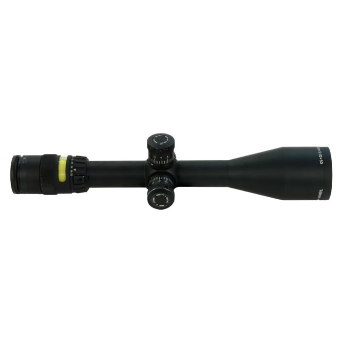 Trijicon TR23 AccuPoint 5-20x50 Amber Triangle. In very good condition, has very faint ring marks. Comes with lens cover, sun shade, lens pen and instructions.-UB767