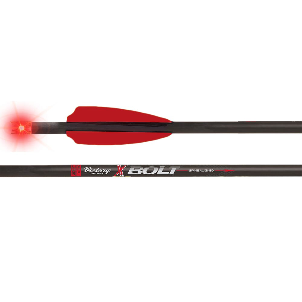 Victory Archery TKX-Bolt 20" Sport 325 Total Grains Fletched Bolt 3pk w/Lighted Nocks XBOLTKS-20FXGL-3