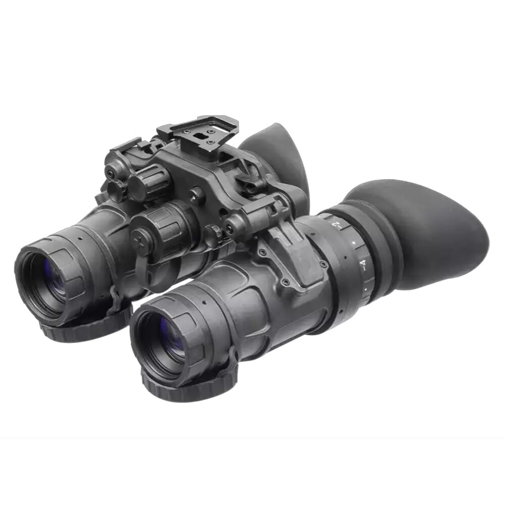 AGM UNVG-51 NL1 Ultralight Gen 2+ 51deg FOV Lvl 1 P-43 Green Phosphor IIT Night Vision Goggle/Binocular 12UN51284153011