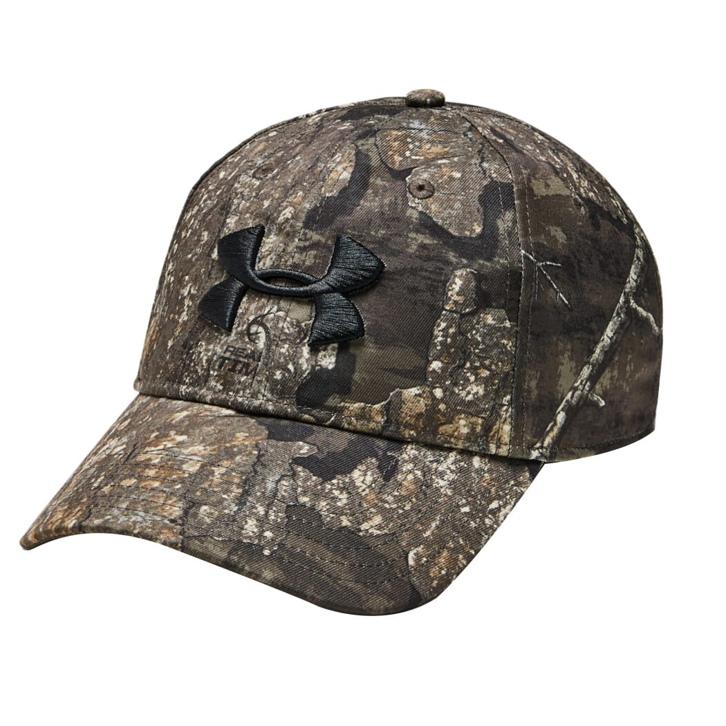 Under Armour Whitetail Camo Cap 2.0 Real Tree Timber/Maverick Brown/Black OSFA 1300472-980001
