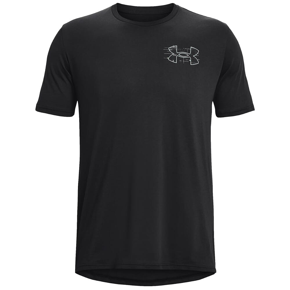 Under Armour Elk Skelmatic Short Sleeve Tee Black/Antifreeze 1357925-003