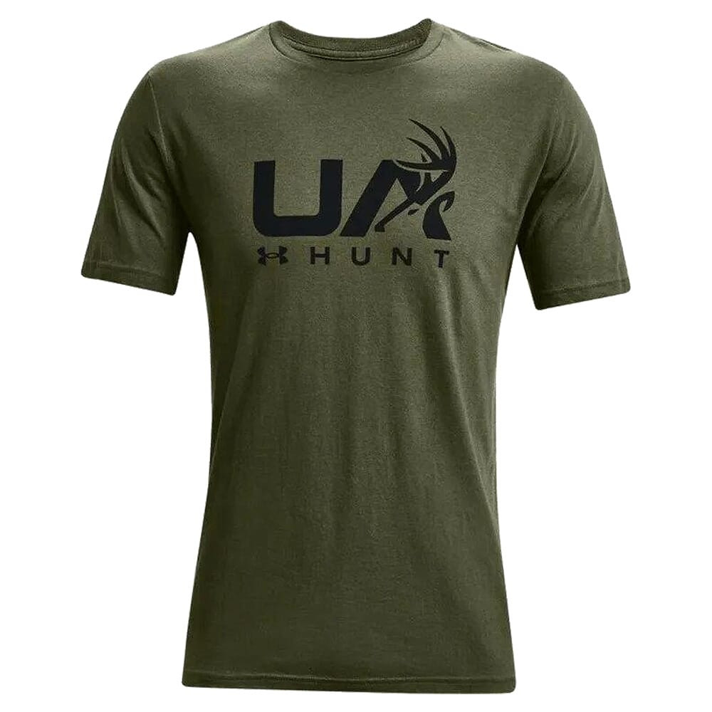 Under Armour Antler Hunt Icon Short Sleeve Tee Marine OD Green/Black 1366014-39