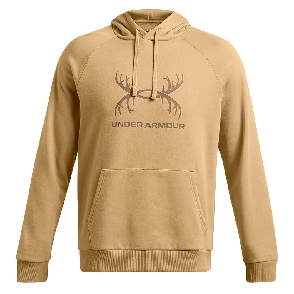 Under Armour Rival Fleece Antler Hoodie Camel 1388086-263
