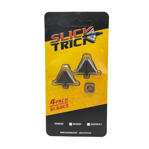 Slick Trick 4pk, 1' Standard Extra Blades 100/125gr 15STXBLS