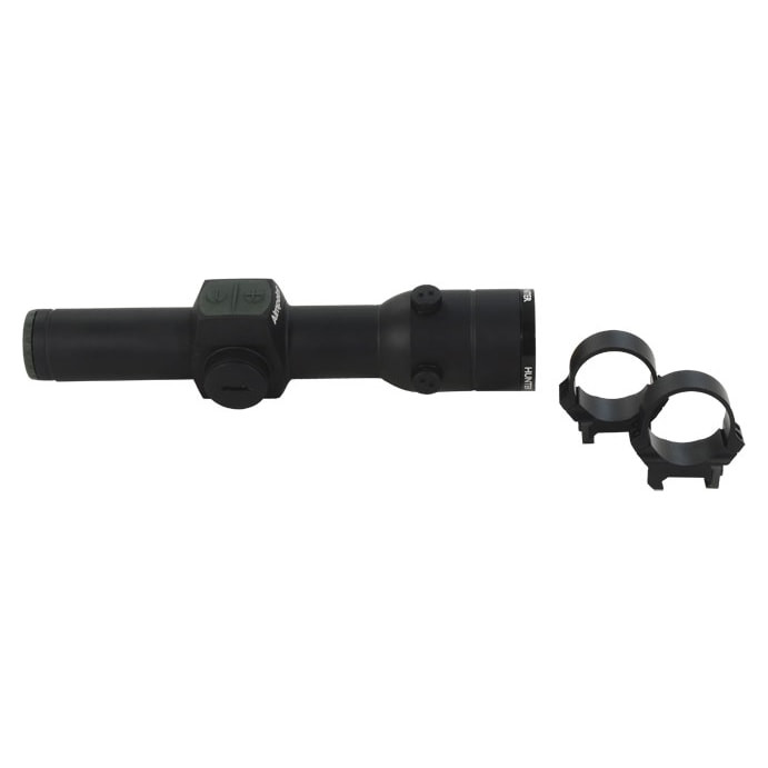 Aimpoint Hunter H34L with rings.  12693.  Like new. Comes with instructions, rings and tool, no box.   -UA798