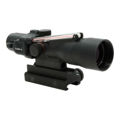 Trijicon TA33R-9 ACOG 3x30 Dual illum Red Chevron 308 Ballistic Reticle w/TA60 UA903. Great condition