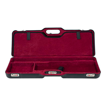 Negrini Two Gun Case Hunting Competition Guns Low to Med Rib Black Red Interior 1670LR/4768