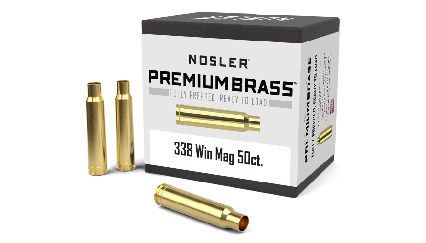 Nosler Premium Brass Box - 338 Win Mag (50ct) 17883