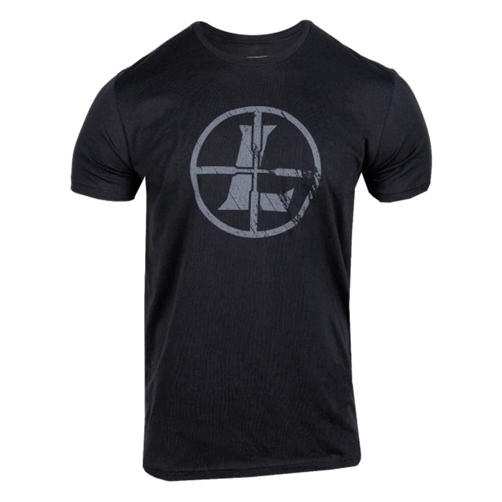 Leupold Distressed Reticle Tee Black 182914