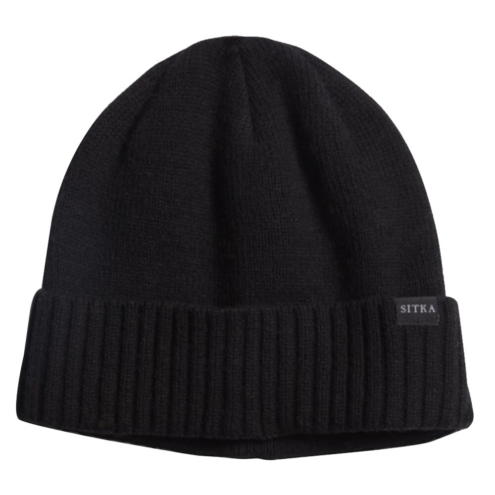 Sitka Gear Cuffed Knit Beanie Sitka Black One Size Fits All 20296-BK-OSFA