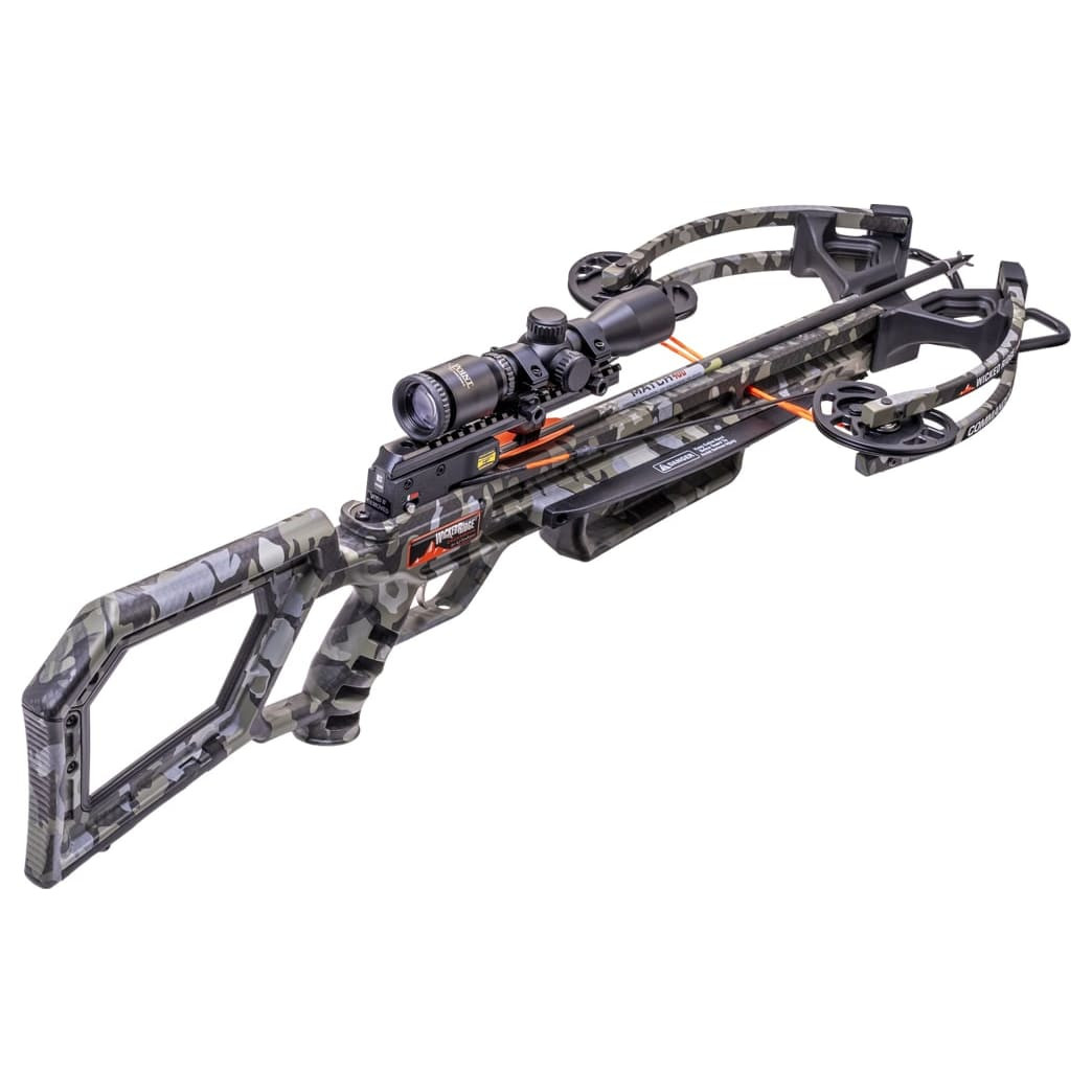 Wicked Ridge Commander M1 Peak Camo Crossbow w/Rope Sled & Multi-Line Scope WR24003-9534 - Light Marks, Damaged Box USED7760