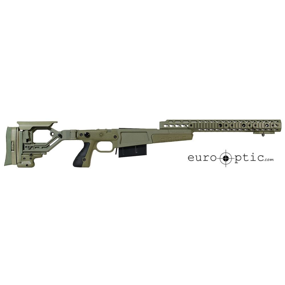 Accuracy International AX AICS REM 700 LA .338 Lapua CIP 16" Forend Tube Sage Green Chassis 26714GR