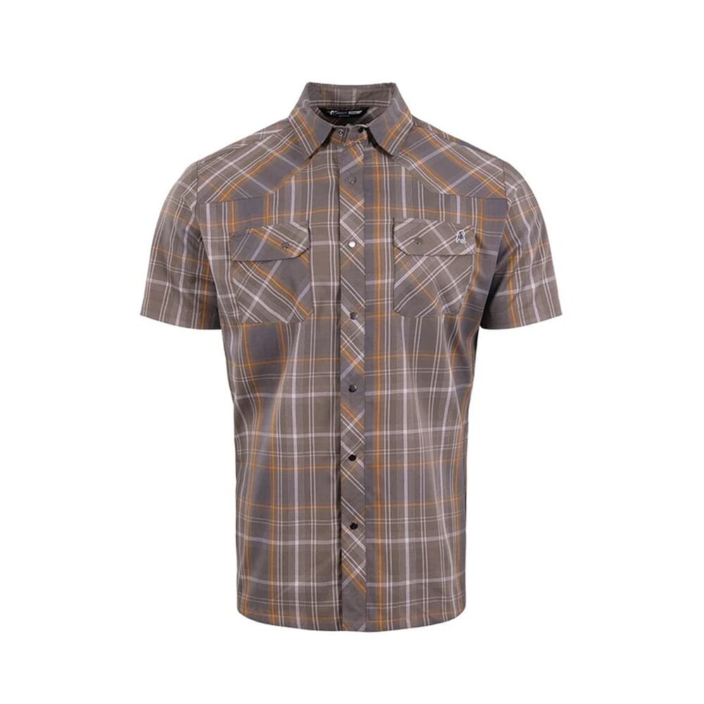 Stone Glacier Breaks Snap Shirt SS Plains Plaid 90001-PL, Small