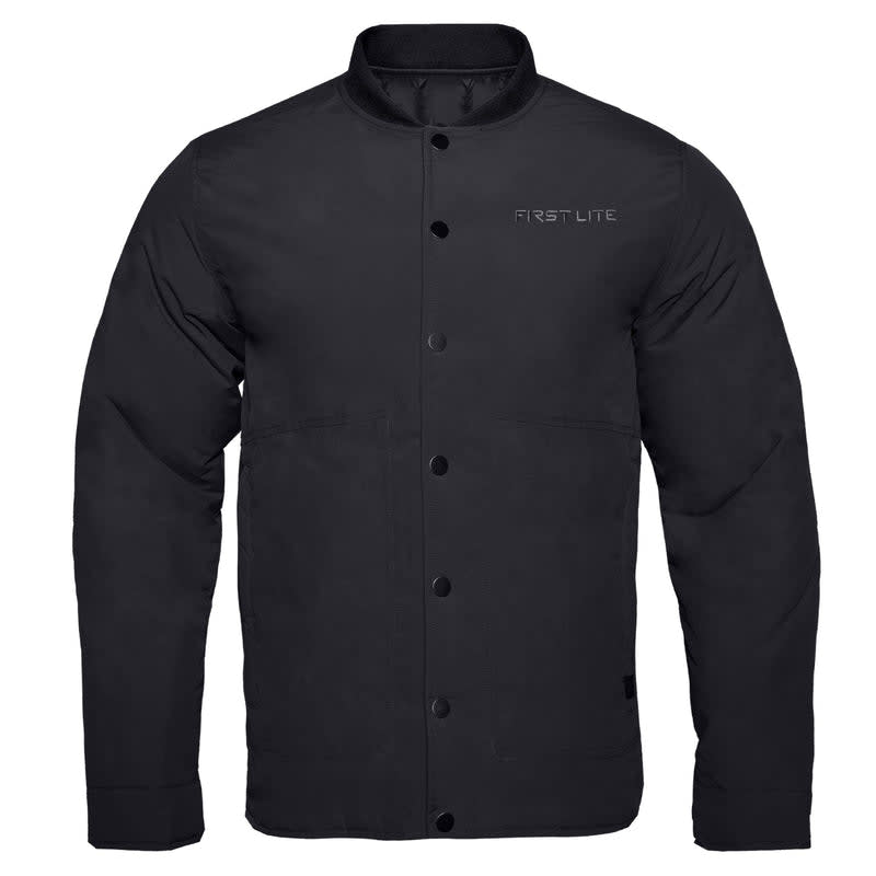 First Lite Men's Outpost Chore Coat Black MOOCCBK Jacket, 2X