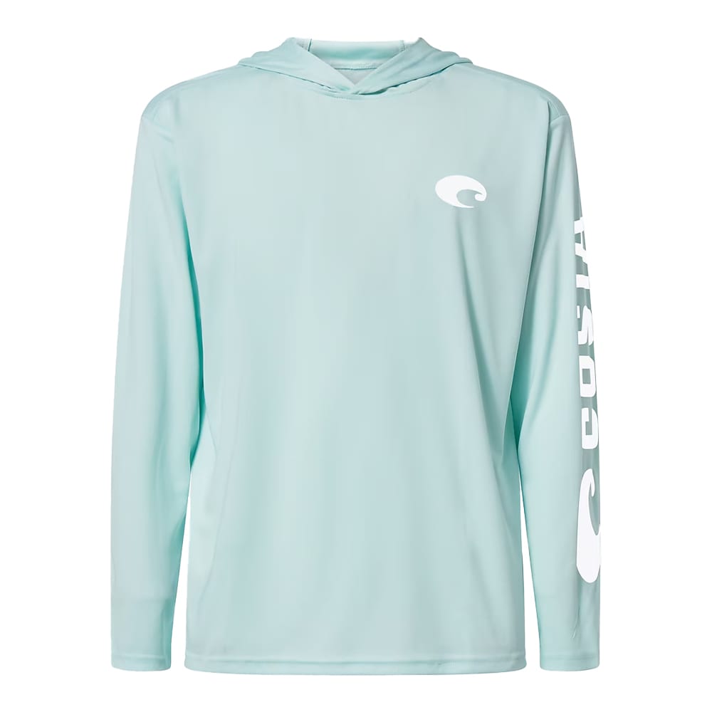 Costa Del Mar Lifestyle Technical Hood T-Shirt Mens Mint FQA400039-453, Small
