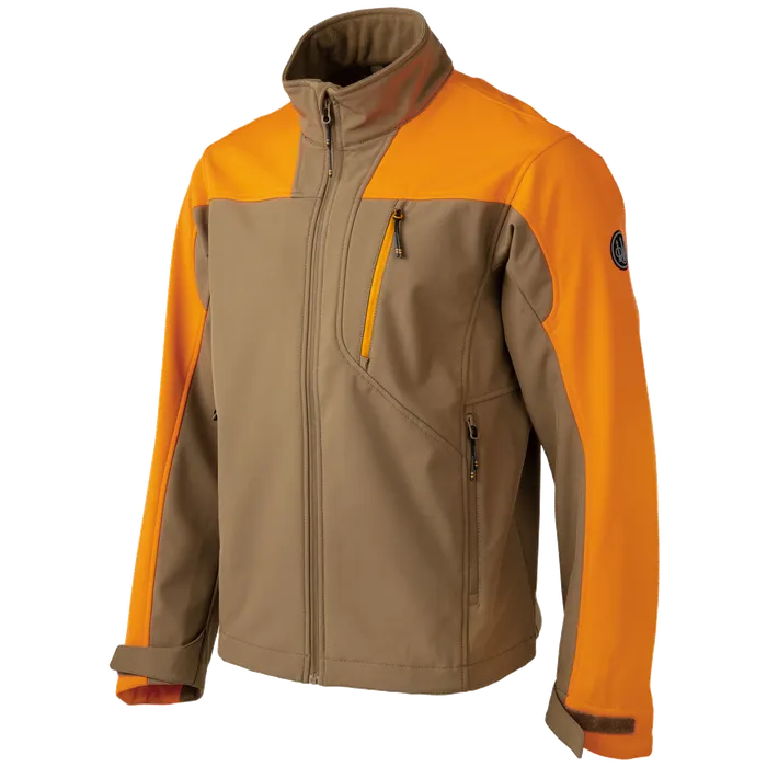 Beretta Daybreak Softshell Jacket Otter/Orange GU385T244708D8, Large