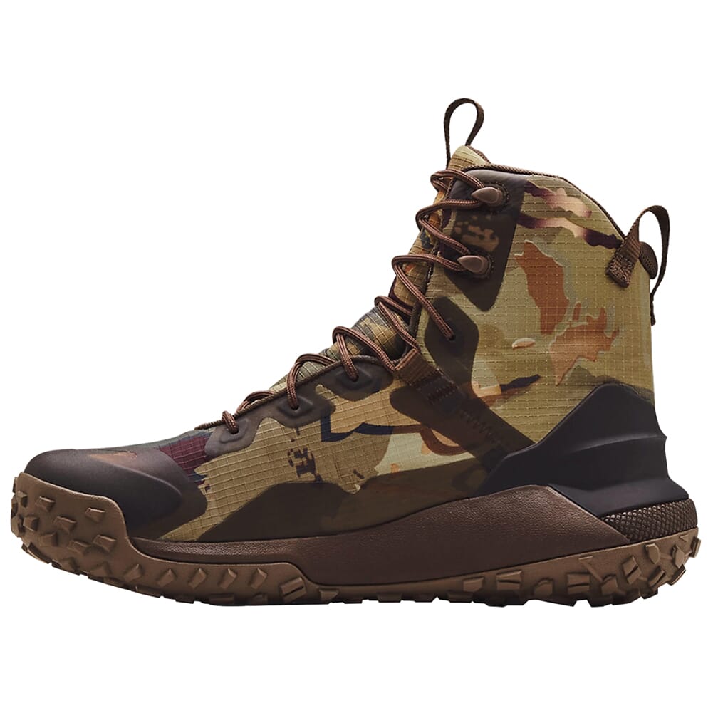 Under Armour Whitetail HOVR Dawn Waterproof Unisex Boots UA Forest All-Season Camo/Maverick Brown 3023105-901 in Ua Forest Camo, Men's 3.5 /Women's 5