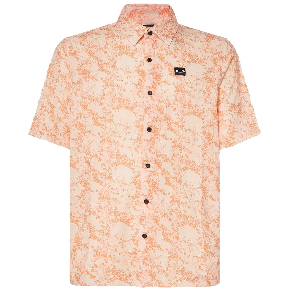 oakley Oakley Sand Print Pastel Orange Shirt FOA404360-7BY - $11.99 at Scopelist.com