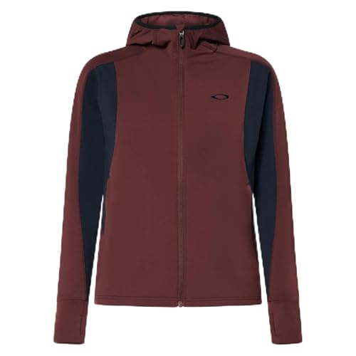 Oakley W. Drift Tech Fleece Blackout/Grenache FOA500695-01L in Red, Small