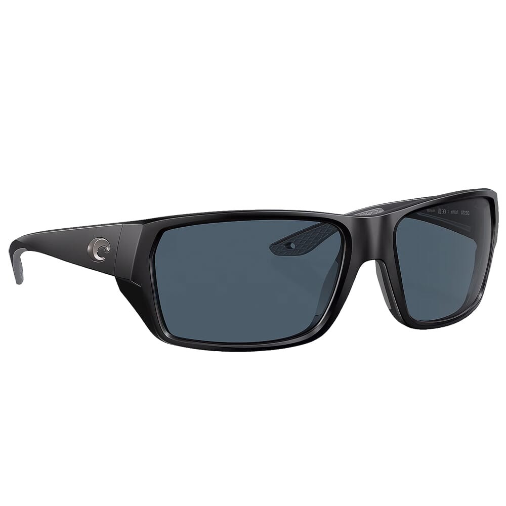Costa Del Mar Costa Tailfin Matte Black Frame Sunglasses w/Gray 580P S Lenses 06S9113-91130657
