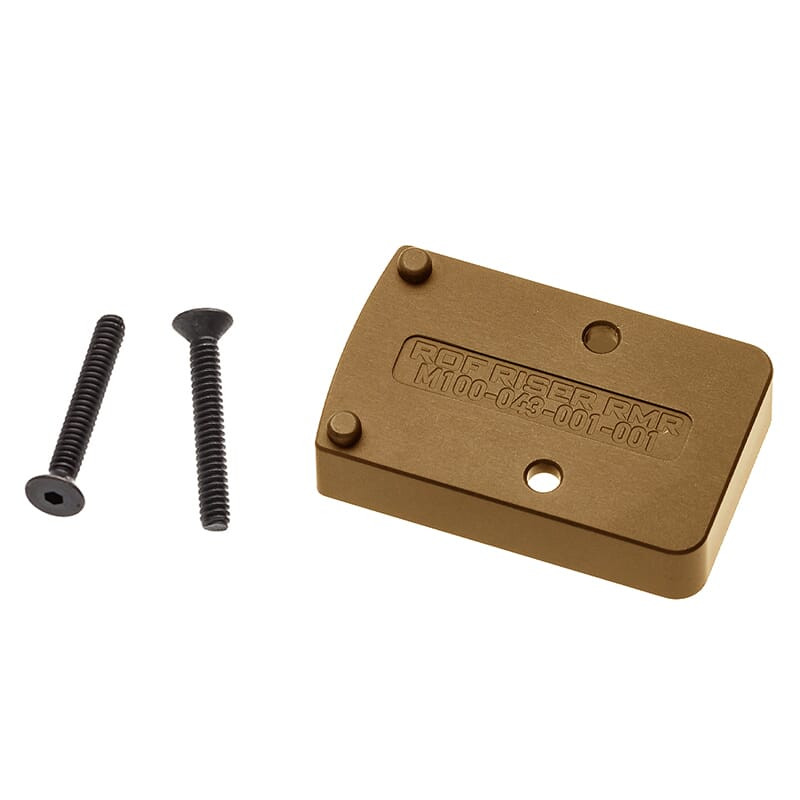 Reptilia 10mm ROF FDE Anodized Riser for Trijicon RMR 100-086