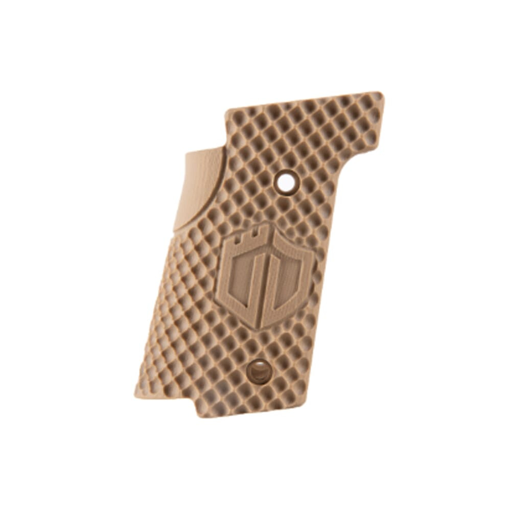 Walther Arms 9mm Q5 SF G10 Thin Grips - Bogies In Solid Coyote Brown 5132116