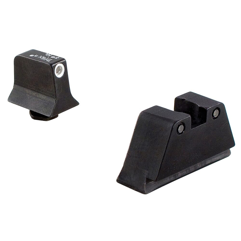 Trijicon® Suppressor/Optic Height Sights - Glock Standard Frames 600660 in Front White Outline/green Tritium