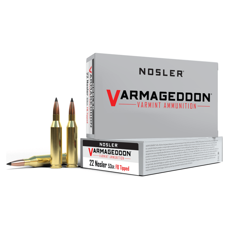 nosler Nosler Varmageddon VGA - 22 Nosler 53g VG FBT (20ct) Ammunition 65177 - $37.99 at Scopelist