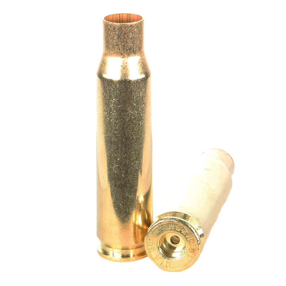 Hornady Unprimed Brass Rifle Cartridge Cases - .308 Winchester