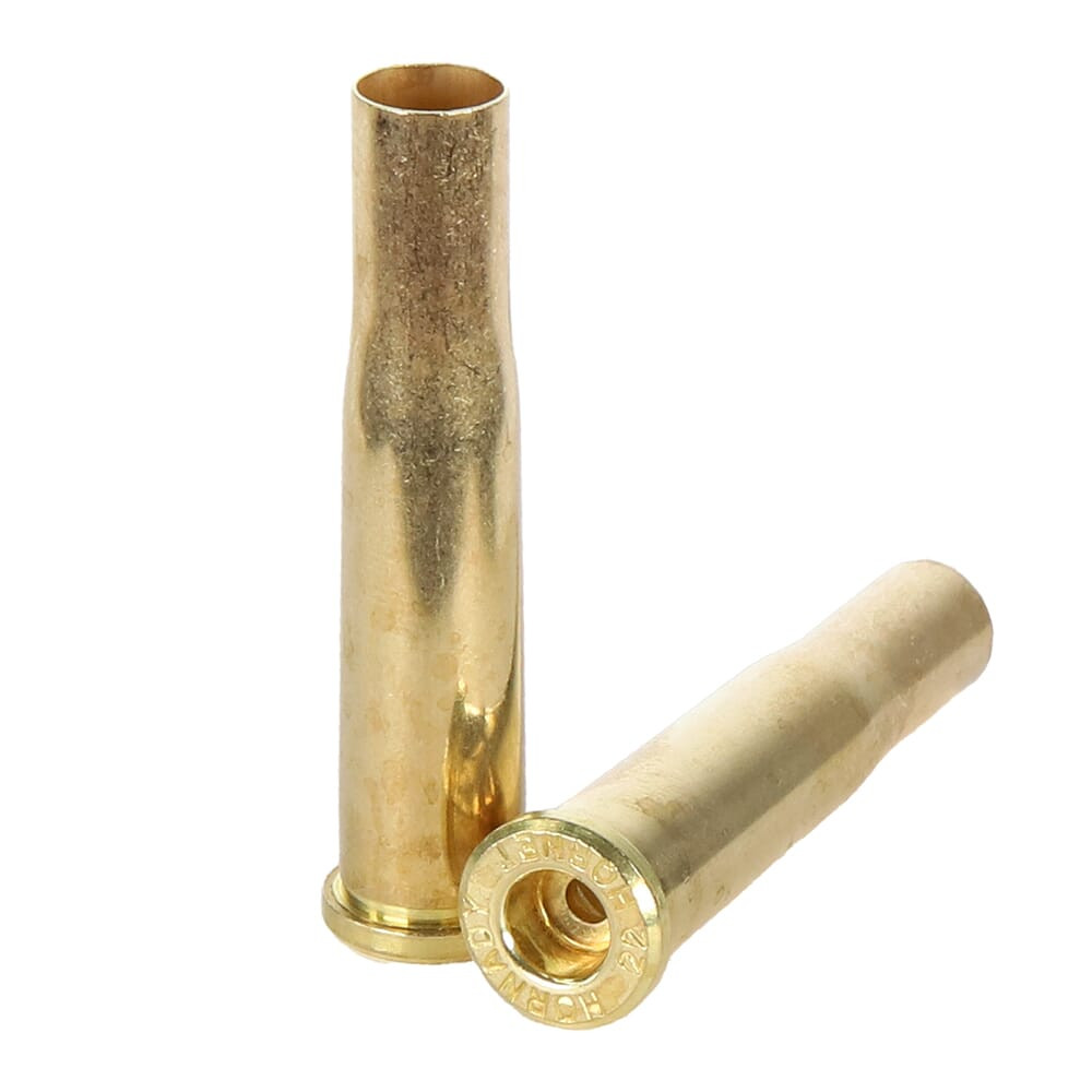 Hornady Unprimed Brass Rifle Cartridge Cases - .22 Hornet