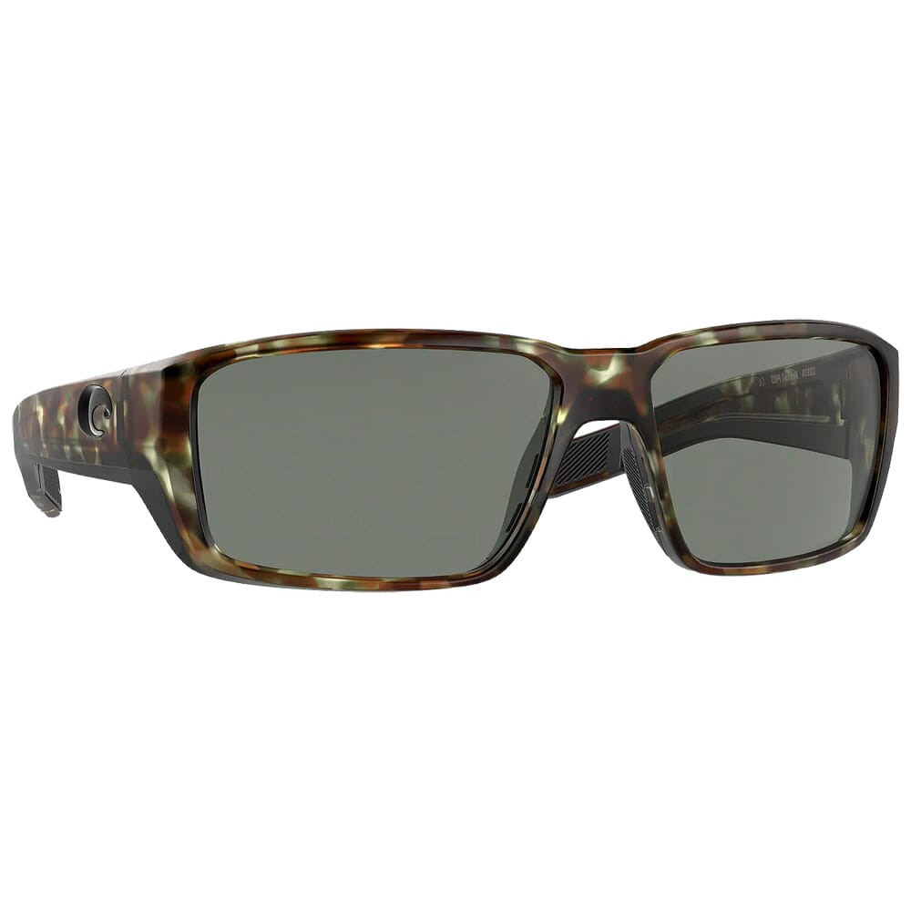 Costa Del Mar Costa Fantail Pro Matte Wetlands Sunglasses w/Gray 580G Lenses 06S9079-90790660