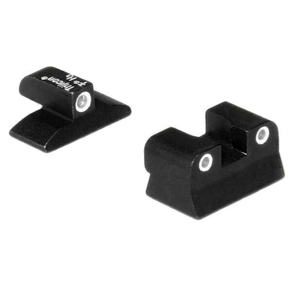 Trijicon Beretta Brigadier 3 Dot set BE04 600015 in Front White Outline/green Tritium