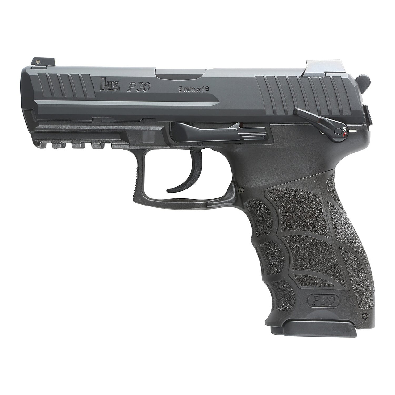 heckler & koch HK P30 V3 9mm 3.85" Bbl Pistol w/Ambi Safety Decocker & (2) 10rd Mags 81001104 - $749.99 at Scopelist.com