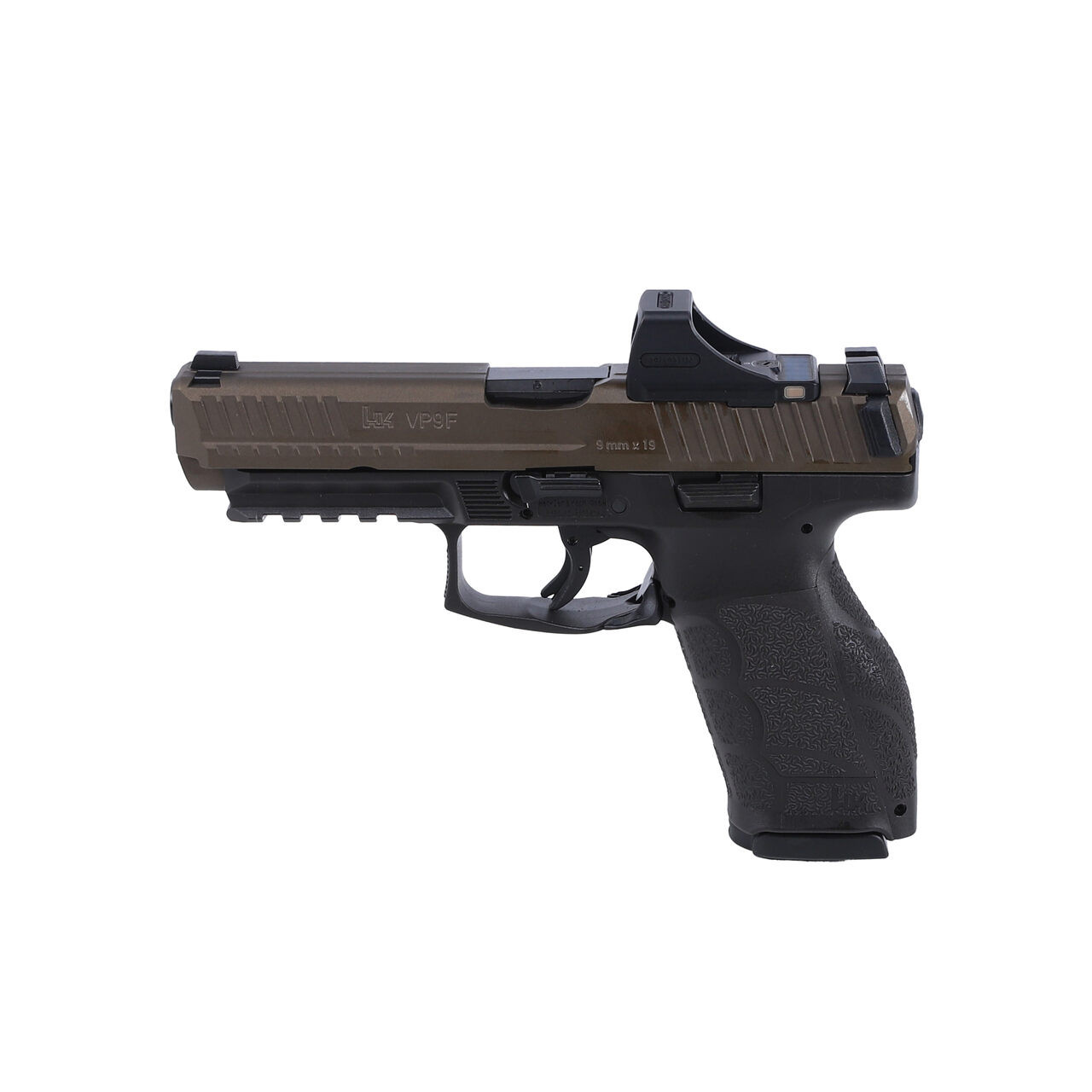 Heckler & Koch HK VP9A1 F 9mm 4.5" Bbl Optics Equipped SCS Midnight Bronze Pistol w/(2) 10rd Mags 81001303