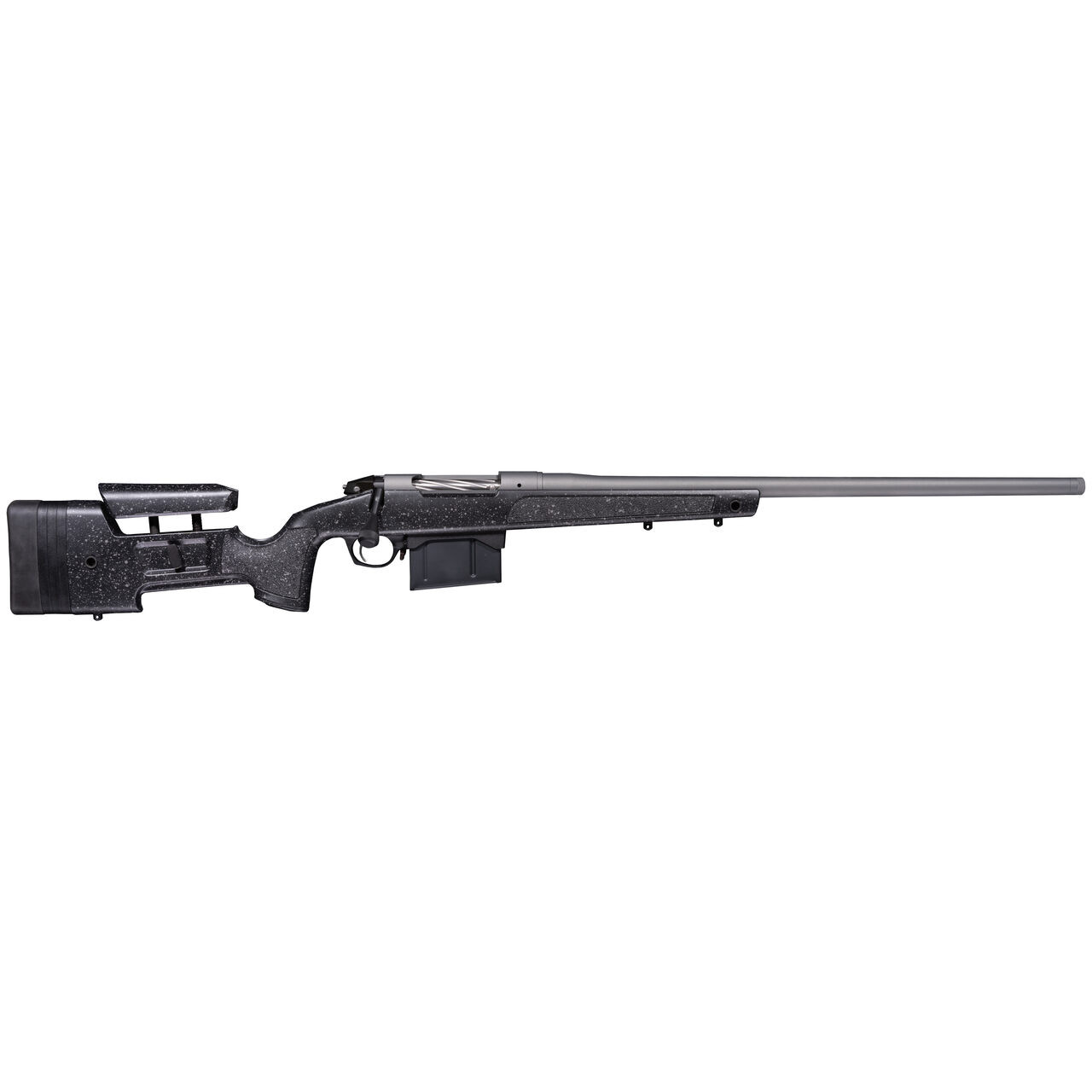 Bergara Rifles Bergara Premier HMR Pro .25 Creedmoor 24" Bbl Thread Protector Black w/Grey Spots HMR Molded w/Mini-Chassis Stock Rifle BPR20-25CM