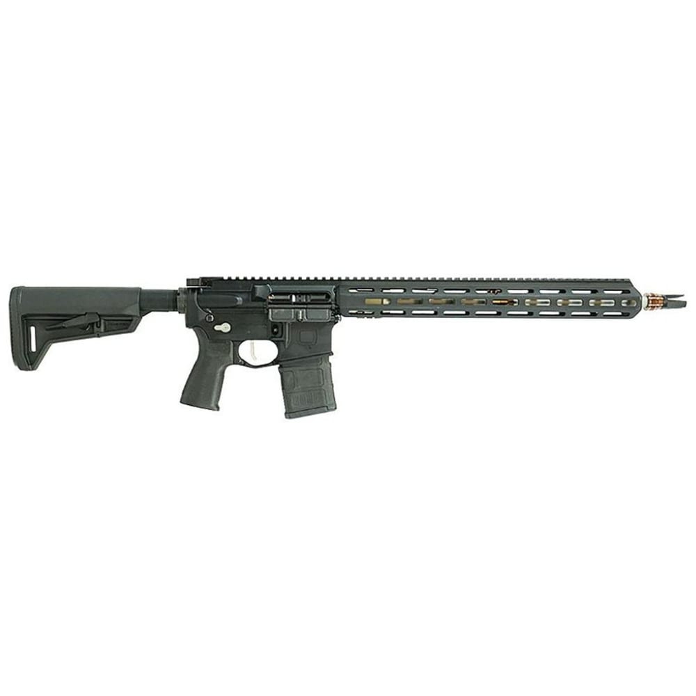 Q, LLC. Sugar Weasel 5.56mm 16" Bbl 10 Rnd Comp Fixed Mag CA Compliant Rifle Black SW-556-16IN-RIFLE-BLK-FM-10