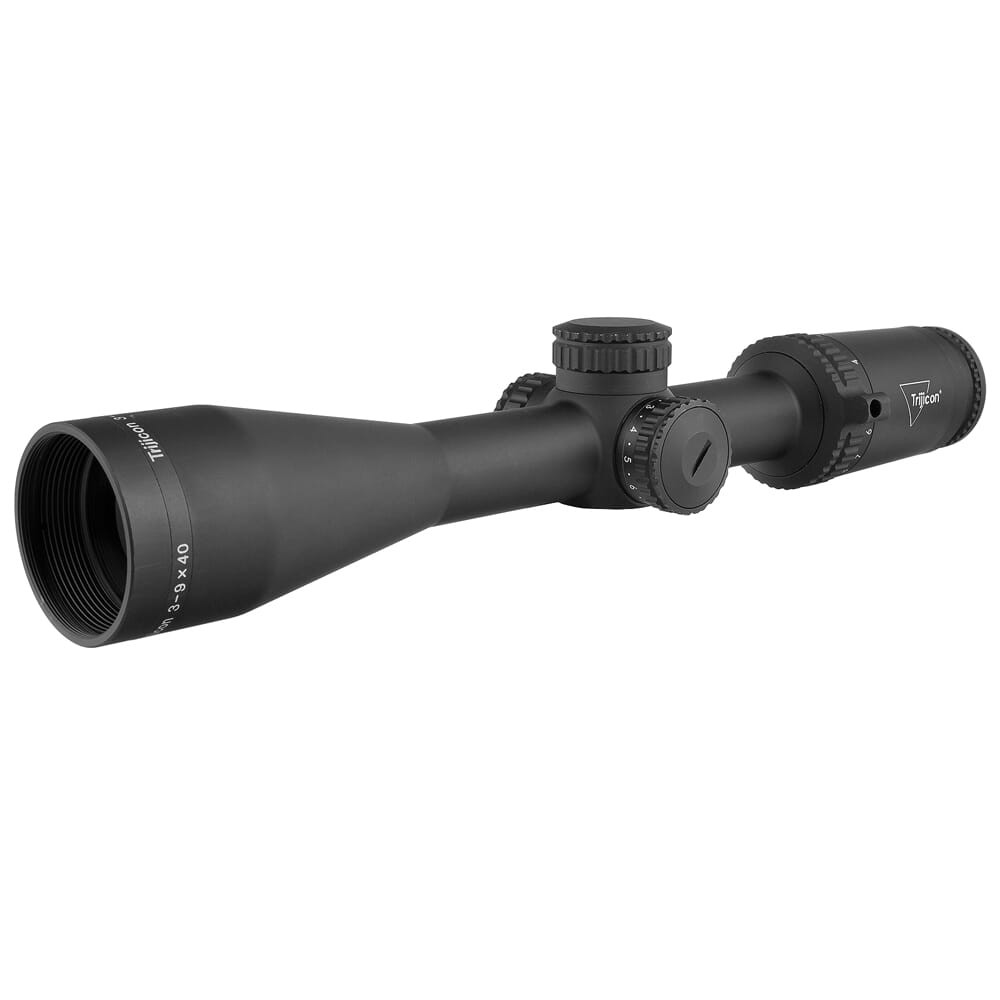 Trijicon Credo 3-9x40 SFP w/ Green MIL-Square, 1 in., Matte Black Riflescope 2900042